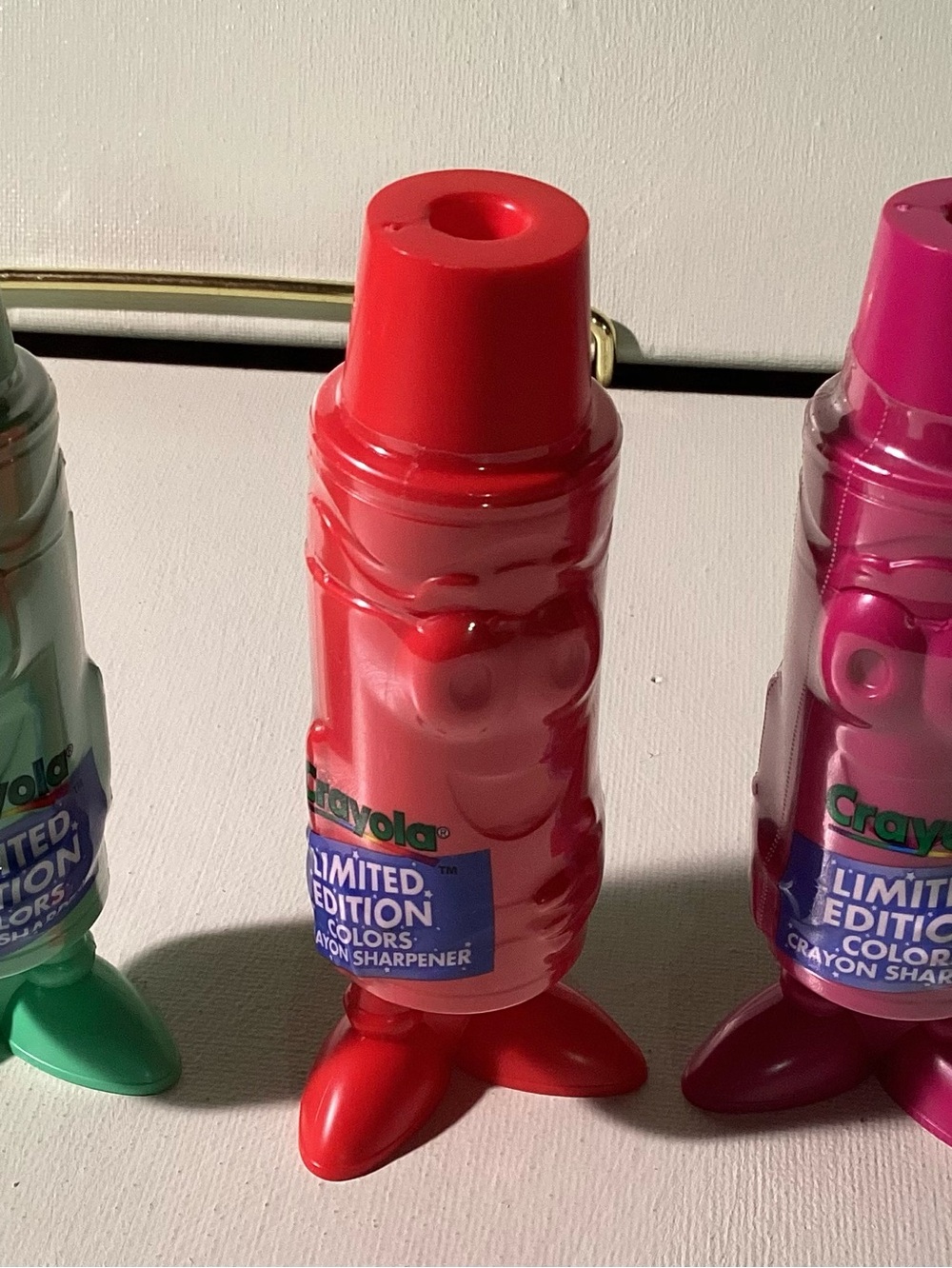 Three Crayola Limited Edition Colors Crayon Sharpeners